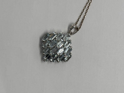 aqua marine pendant