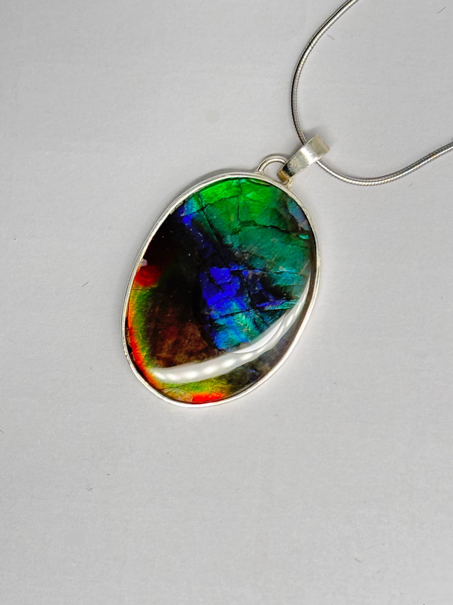 ammolite pendant