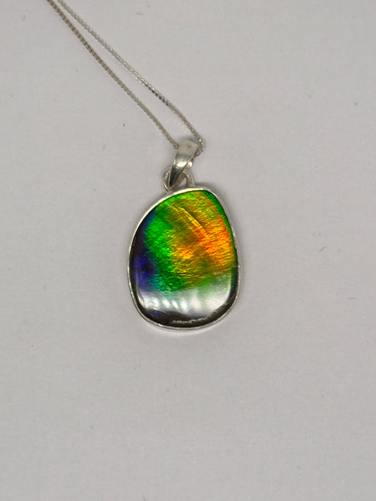 Ammolite pendant
