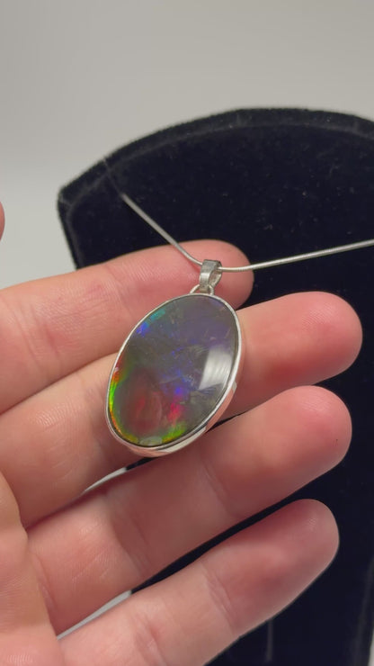 ammolite pendant