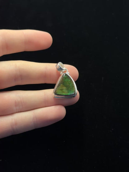 ammolite pendant