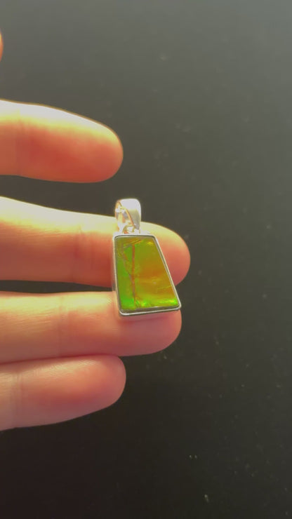 ammolite pendant