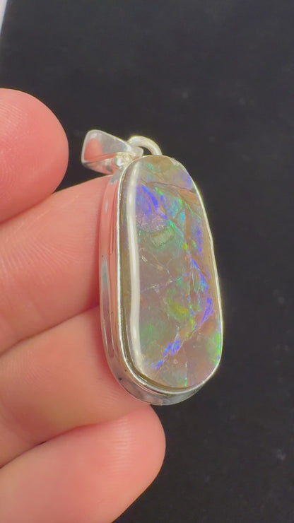 ammolite pendant