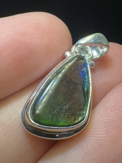 ammolite pendant