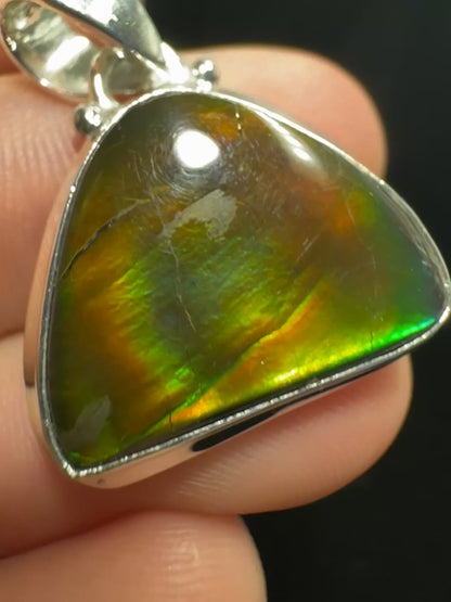 ammolite pendant